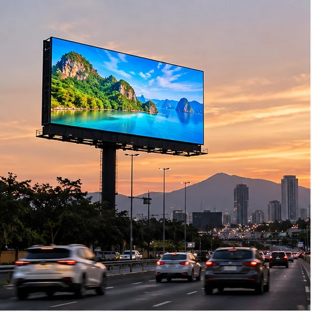Pantalla LED para publicidad exterior — imagen de referencia
